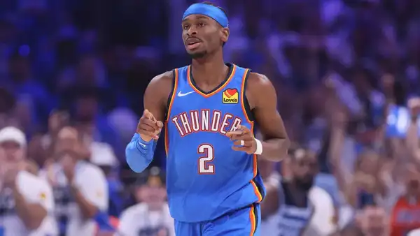 Oklahoma City Thunder guard Shai Gilgeous-Alexander. Image via: Nate Billings/ AP Oklahoma City Thunder guard Shai Gilgeous-Alexander.