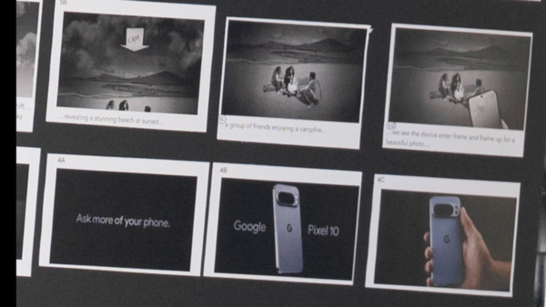 Storyboard from the alleged ad shot leaks details about Pixel 10 Pro