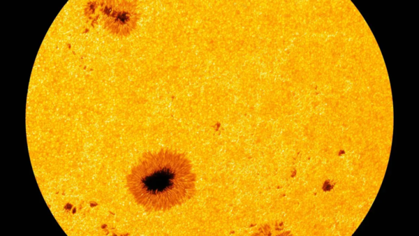 Image taken through the pairing of a highly advanced new camera system with the Vacuum Tower Telescope (VTT)