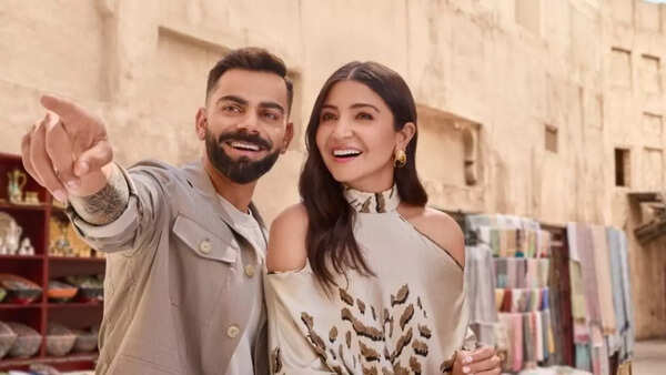 Virat Kohli and Anushka Sharma in a promotional video (Image via X) Virat Kohli and Anushka Sharma