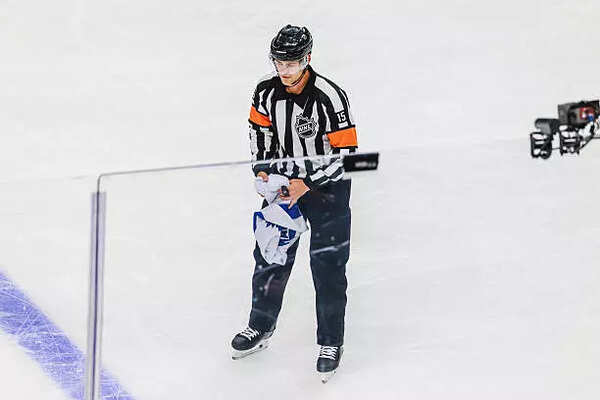NHL referee Jean Hebert (15)