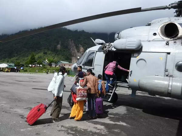 Following a devastating landslide in North Sikkim, the Indian Army has successfully rescued 113 stranded tourists, including foreign nationals, with 30 evacuated by helicopter. (Photo credits: Ministry of Defence / X)