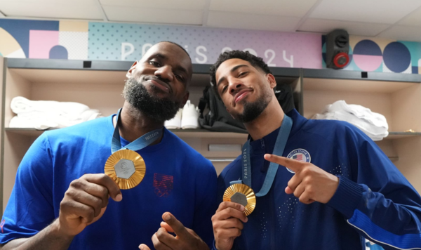 Image via Jesse D. Garrabrant/ Getty Images Tyrese Haliburton and King James