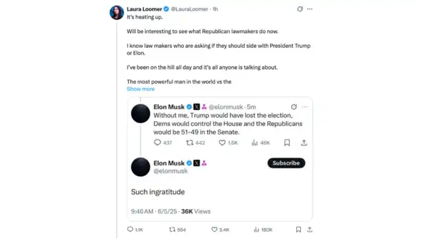 Laura Loomer post on X