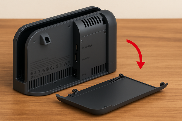 Open the back panel