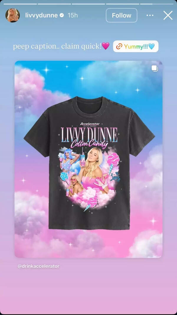 Paul Skenes' girlfriend Livvy Dunne new Merch