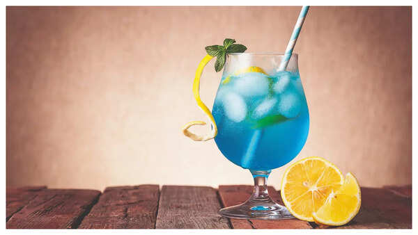 Blue pea yuzu lemonade Blue Pea