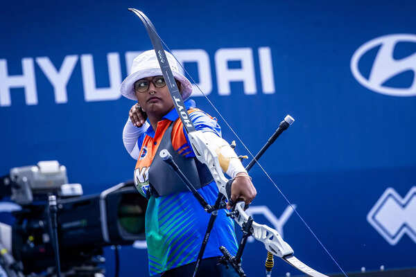 Deepika Kumari of India (Photo by Dean Alberga/Handout/World Archery Federation via Getty Images ) Hyundai Archery World Cup 2024 Stage 2 - Yecheon