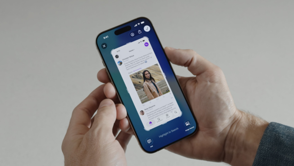 Is this Google Lens? No, it's Visual Intelligence