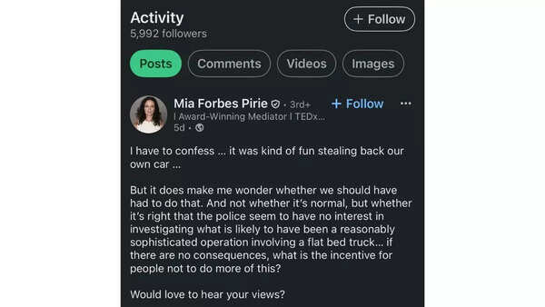 LinkedIn post