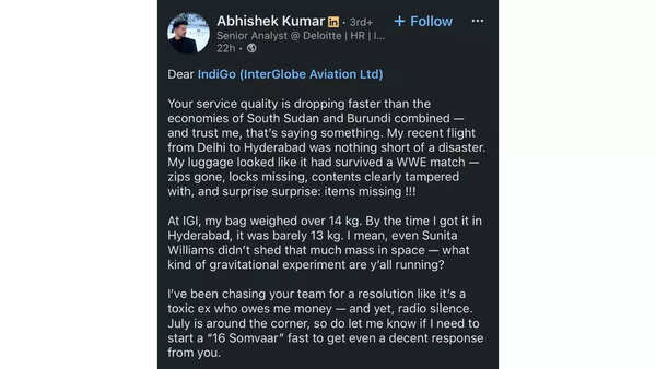 LinkedIn post