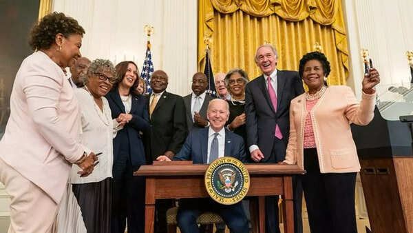 Recognized as a federal holiday by President Joe Biden