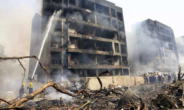 Plane crashed near Ahmedabad airport