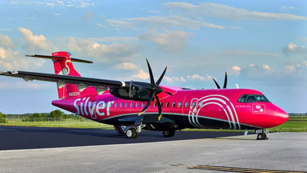 Silver Airways debuted their ATR-42-600s at the Farnborough International Air Show in 2018. (Photo credit Silver Airways)