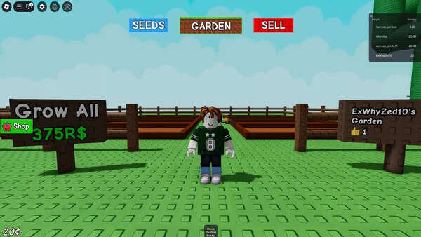 Roblox Grow a Garden codes