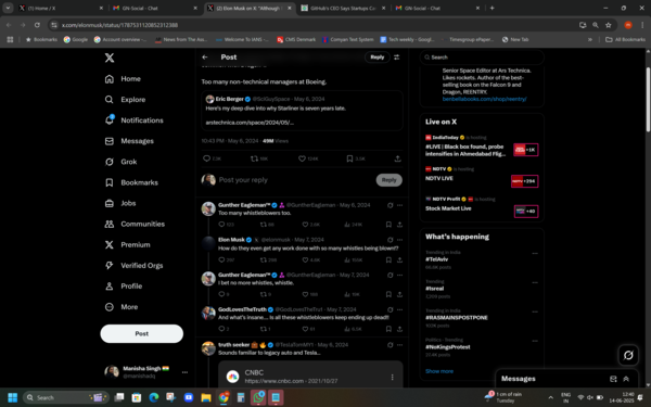A screenshot of Twitter conversation