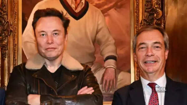 Elon Musk and Nigel Faraz Elon Musk and Nigel Faraz