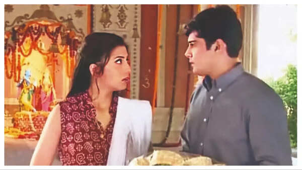 Smriti and Amar in a still from Kyunki Saas Bhi Kabhi Bahu Thi