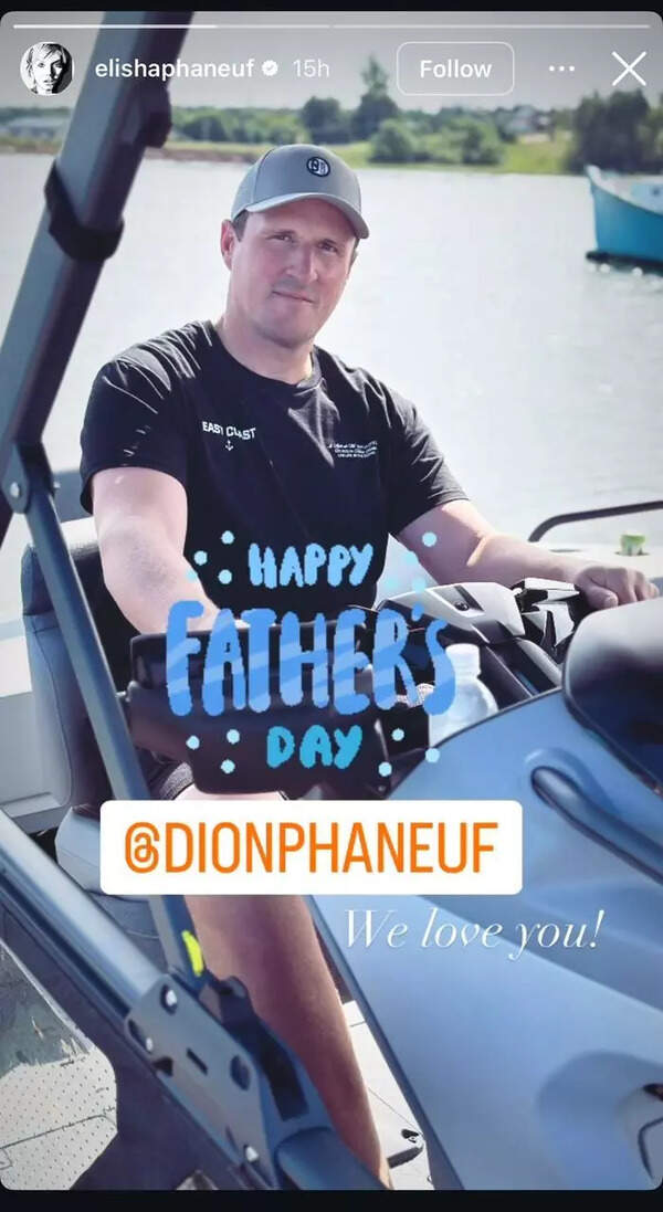 Image via IG Elisha Cuthbert’s 3-word Father’s Day post for Dion Phaneuf melts hearts