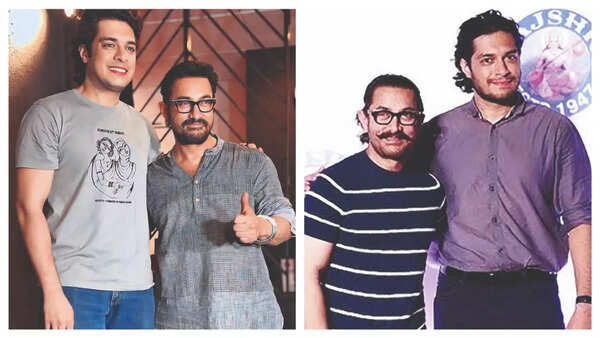Junaid says that he won’t be able to recreate his father’s roles mainly because of the height difference between the two. “And frankly, why mess with something that’s already there?, he says.