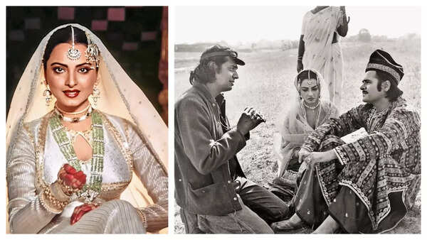 Stills from the making of Umrao Jaan