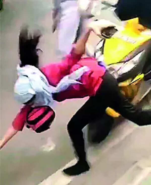 Rapido rider caught on cam slapping woman passenger
