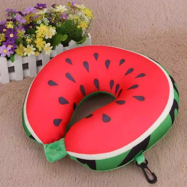 Watermelon shaped neck pillow (Image Source: Instagram/@yunicorner1)