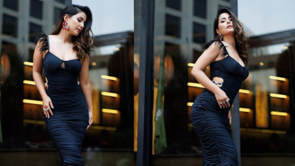 (Image Credits: Instagram) Hina Khan dishing out old-world glamour like a pro