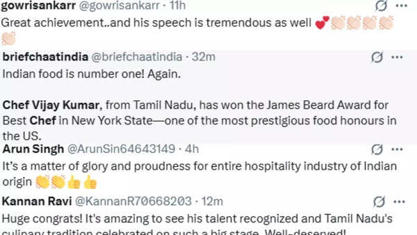 Netizens react to Chef Vijay Kumar's win and speech