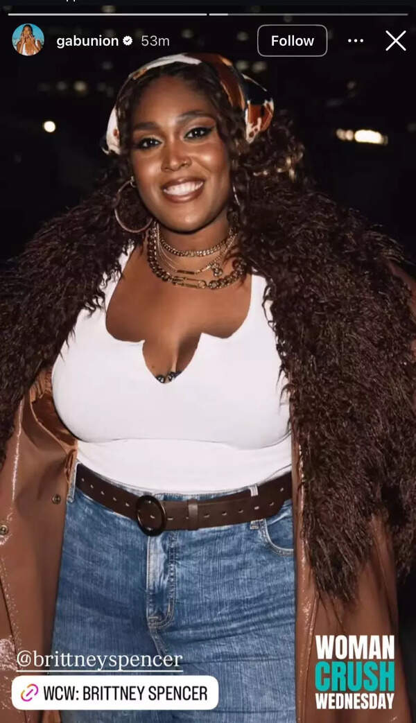 Dwyane Wade’s wife Gabrielle Union uplift Brittney Spencer as she(02)