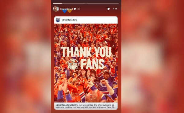 Connor McDavid’s Wife Reacts to Oilers’ Stanley Cup Final Loss
