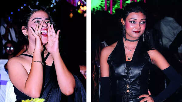(L) Manvi (R) Priyadarshani