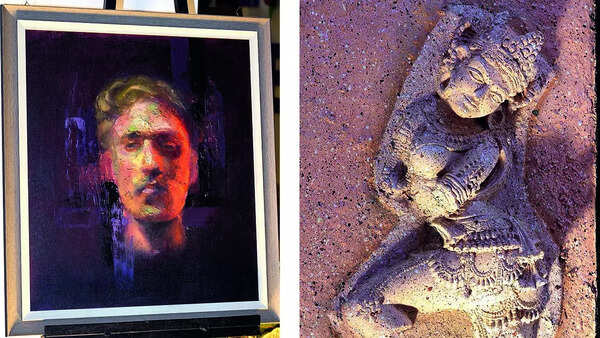 Students showcased their creativity through art exhibits