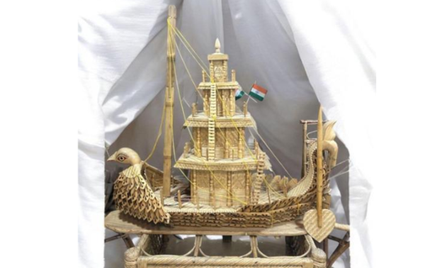 Cane and Bamboo boat 8