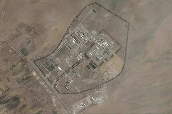 Iran's Arak heavy water reactor, hit by an Israeli airstrike