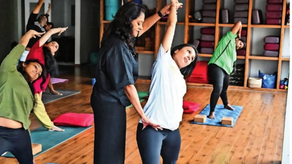 Hyderabad techies quit corporate jobs to become yoga teachers
