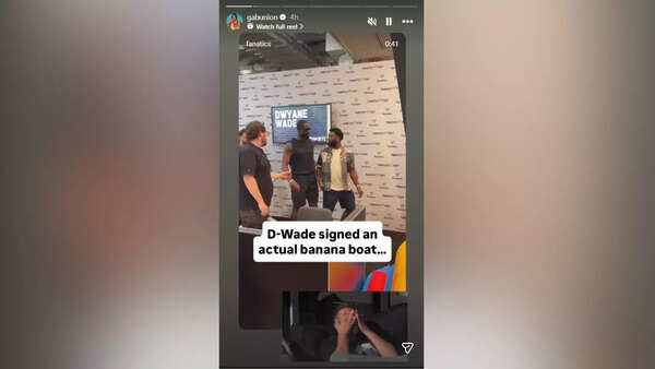 Gabrielle Union shared Dwyane Wade's banana boat signing incident