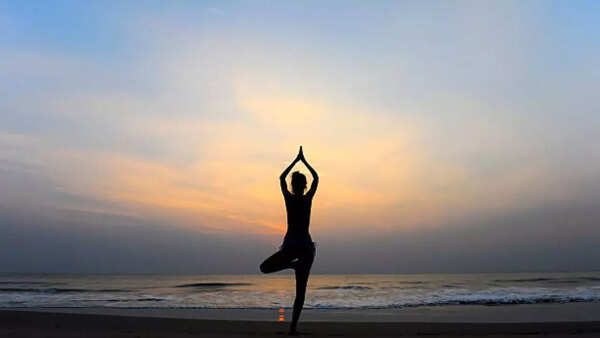Image credits: Getty Images Evening yoga is aimed at relaxation