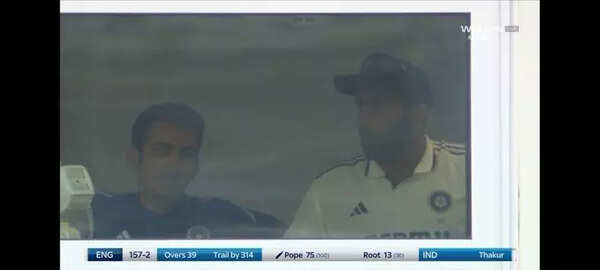 Gautam Gambhir and Jasprit Bumrah (Screengrab) Gautam Gambhir and Jasprit Bumrah