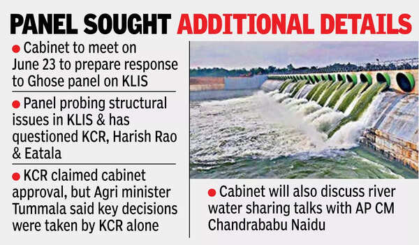 T cabinet to finalise reply to Ghose panel on KLIS and other key issues