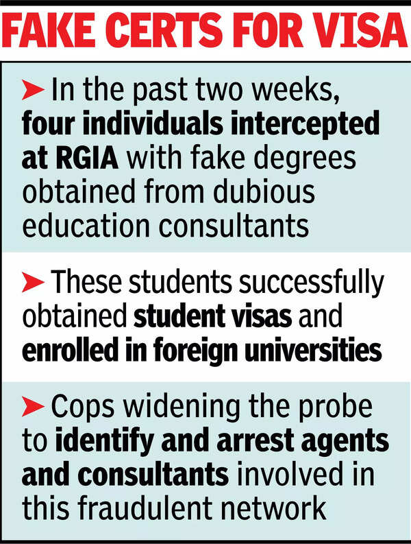 Students fake degrees