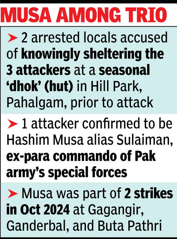 ‘3 LeT ultras from Pak carried out Pahalgam attack’