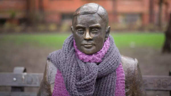 A statue of Alan Turing in Manchester's Gay Village