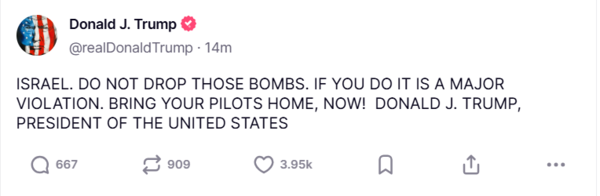 Trump on Truth Social