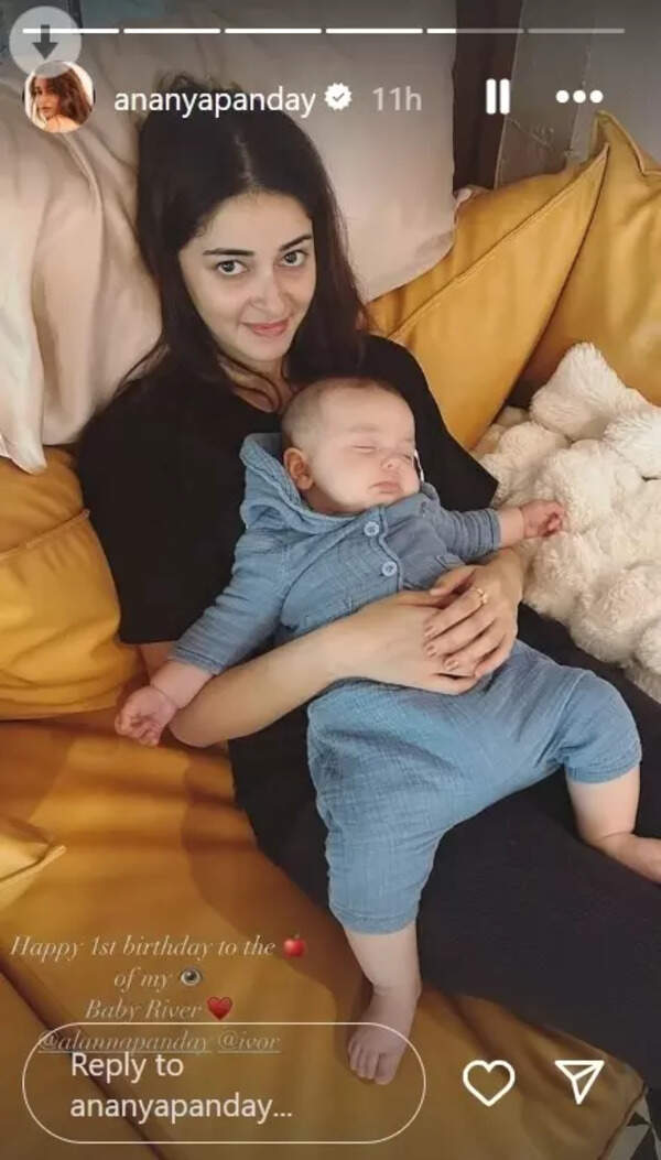 Ananya Panday Adorably Celebrates Baby River’s 1st Birthday, Dubbing Him The ‘Apple of Her Eye’ - See PIC