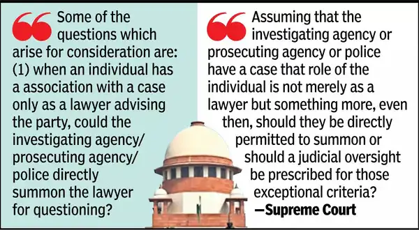 ‘Probe agencies, police can’t issue summons to advocates’