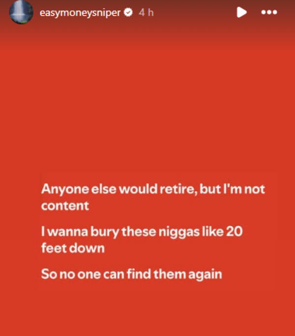 Kevin Durant IG story