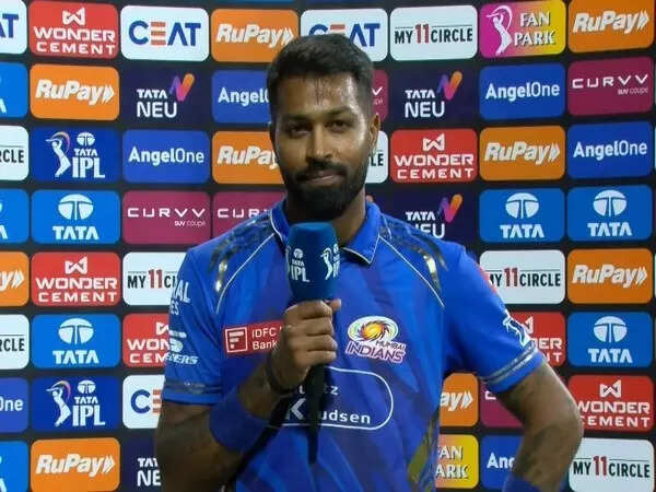File photo of Hardik Pandya of Mumbai Indians. (AI) "We were not able to execute the way we wanted": Hardik Pandya reflects MI's defeat against PBK