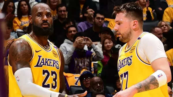 LeBron James and Luka Doncic