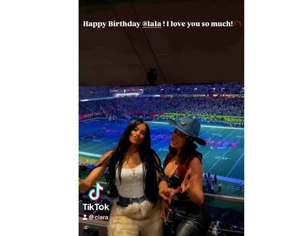 Ciara La La tribute (Image via Instagram) La La and Ciara